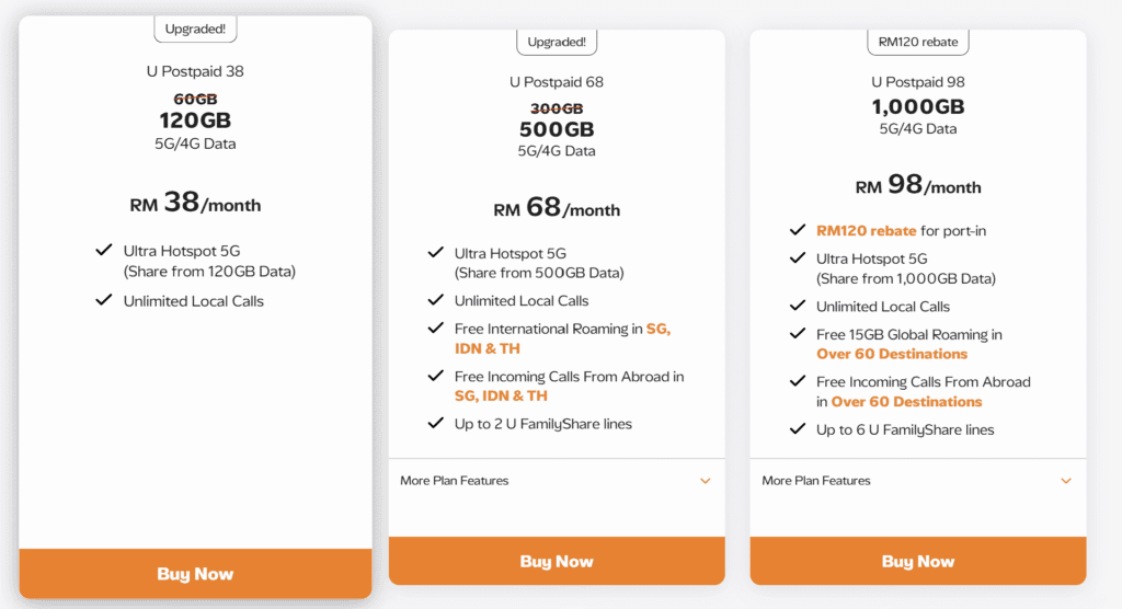 U Mobile Plans