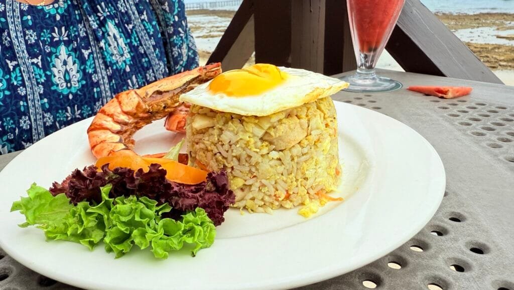 Tunamaya Resort - Chicken fried rice