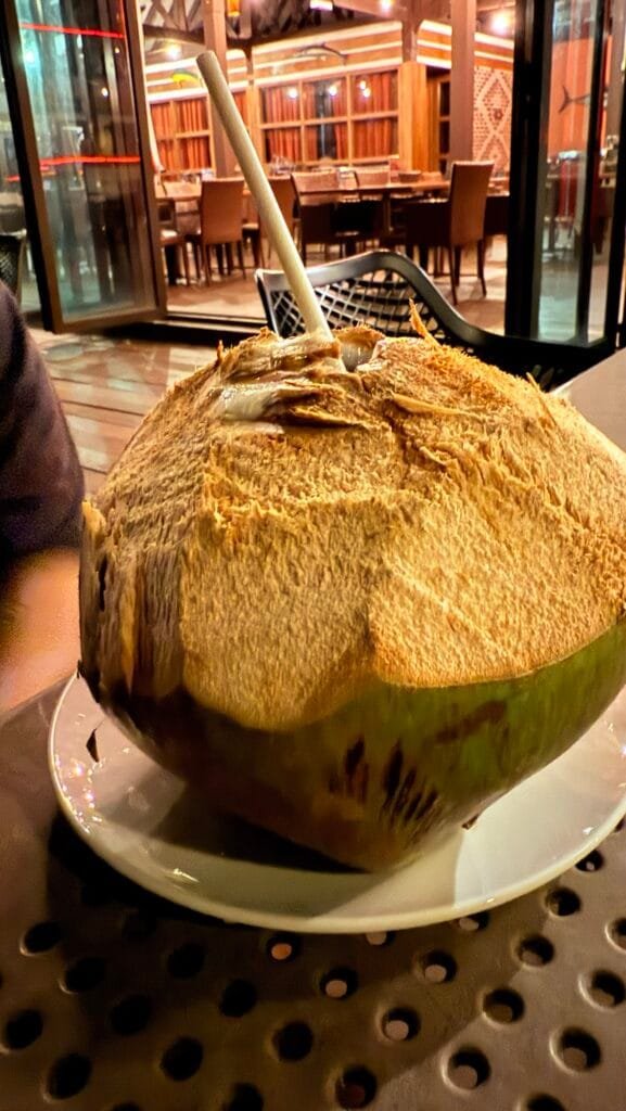 Tunamaya Resort - Cocunut water